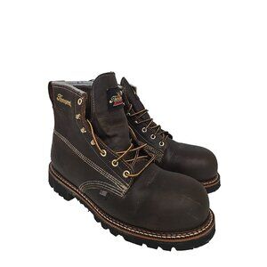Thorogood Men's 6" 804-4148 Composite Toe Waterproof Work Boot Brown Size 9.5 EE